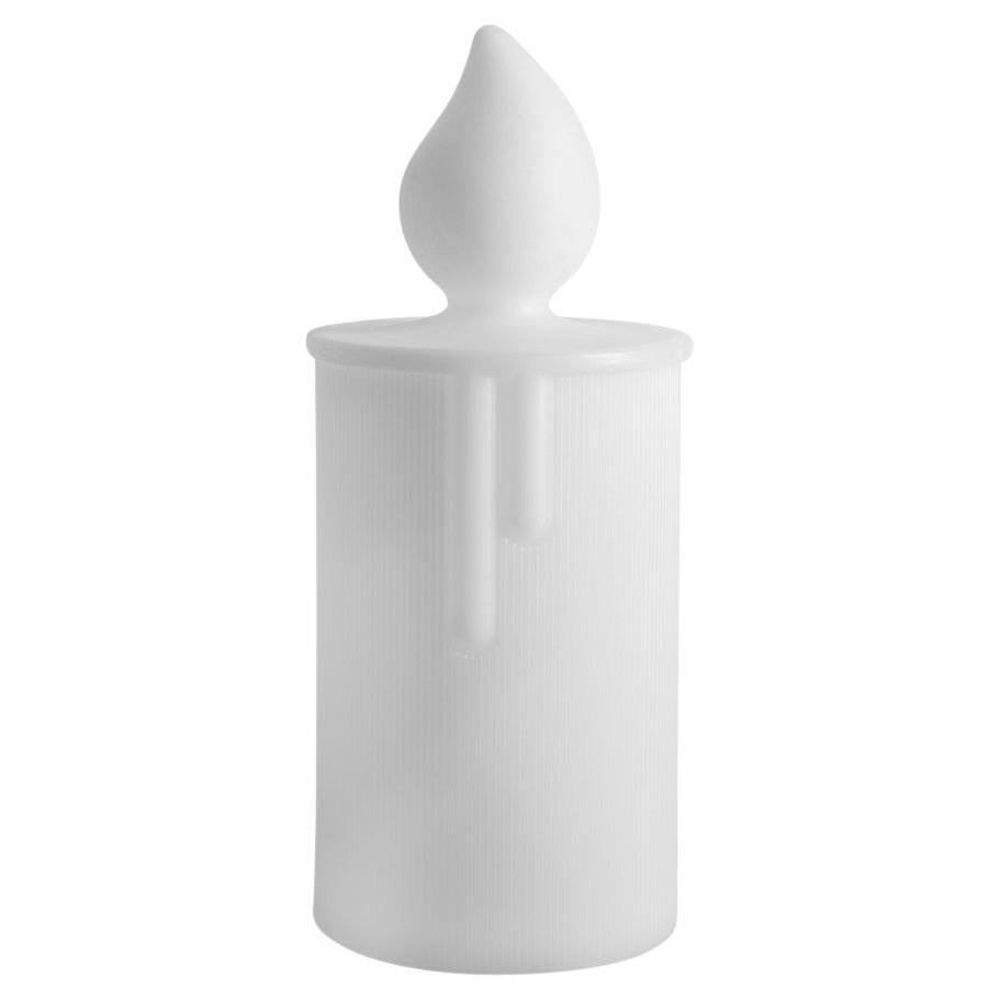 Lampe de table Fiamma blanche claire d'Alberto Ghirardello