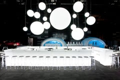 Light White Globo 50 Hanging Lamp by SLIDE Studio