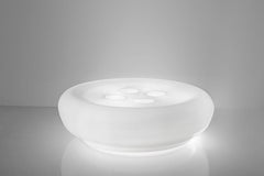 Taburete Bot One Blanco Iluminado por Fabio Della Fiorentina