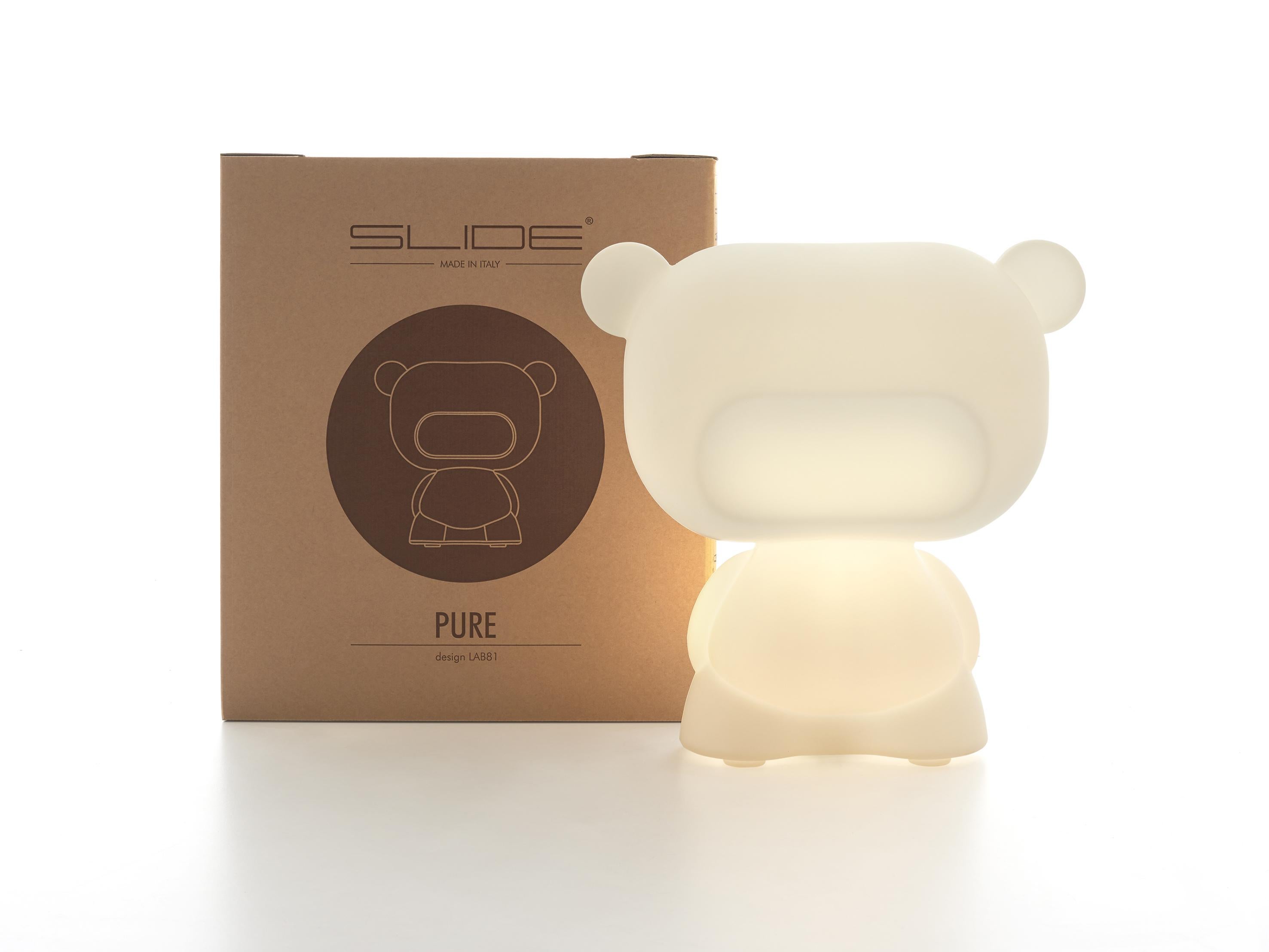 Other Light White Pure Table Lamp by Lab81 For Sale