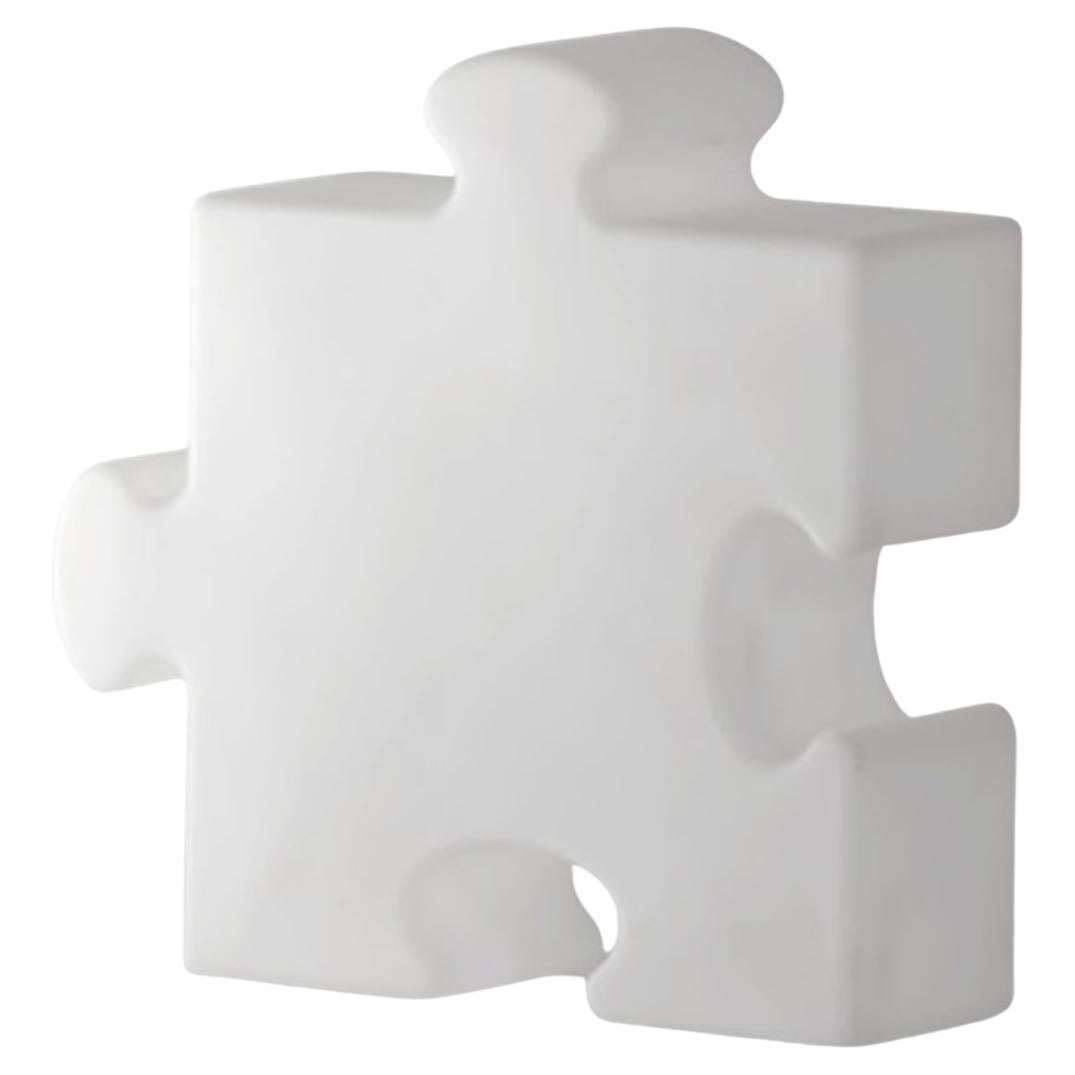 Light White Puzzle Floor Lamp by SLIDE Studio