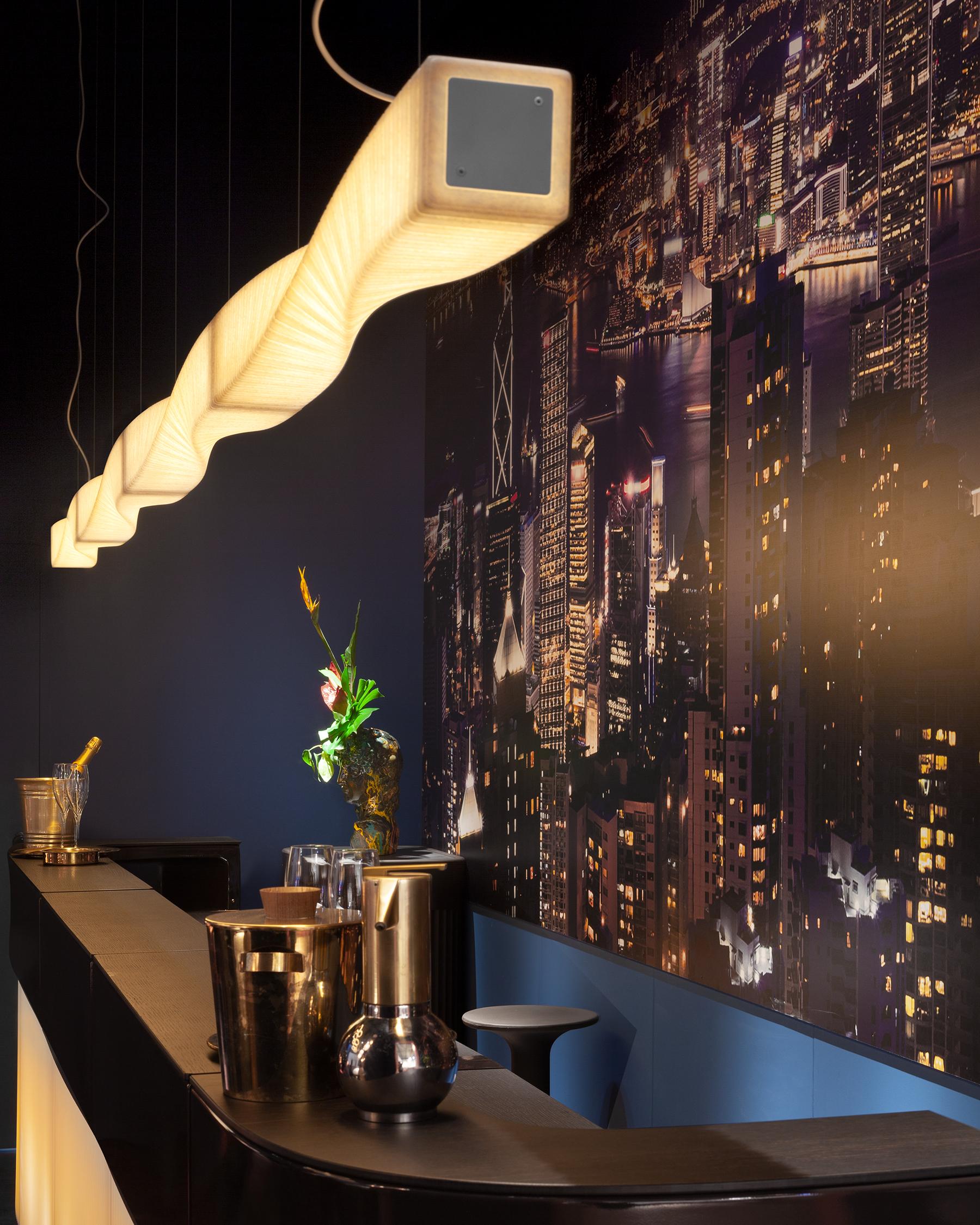 Light White Spin Ceiling Lamp by Fabio Novembre In New Condition For Sale In Geneve, CH