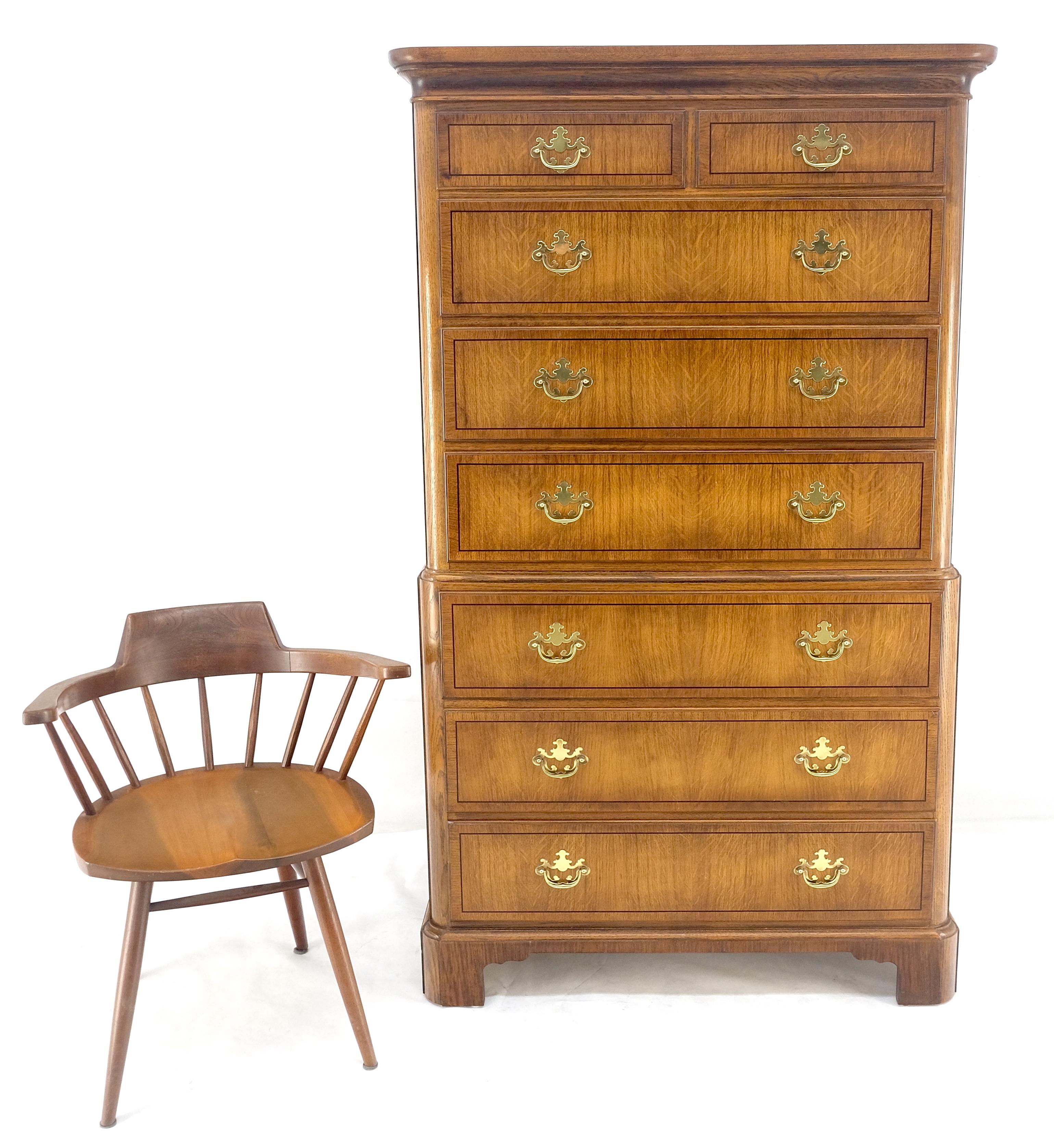 Laccato Wood Light Baker 8 Cassetti Alto 67