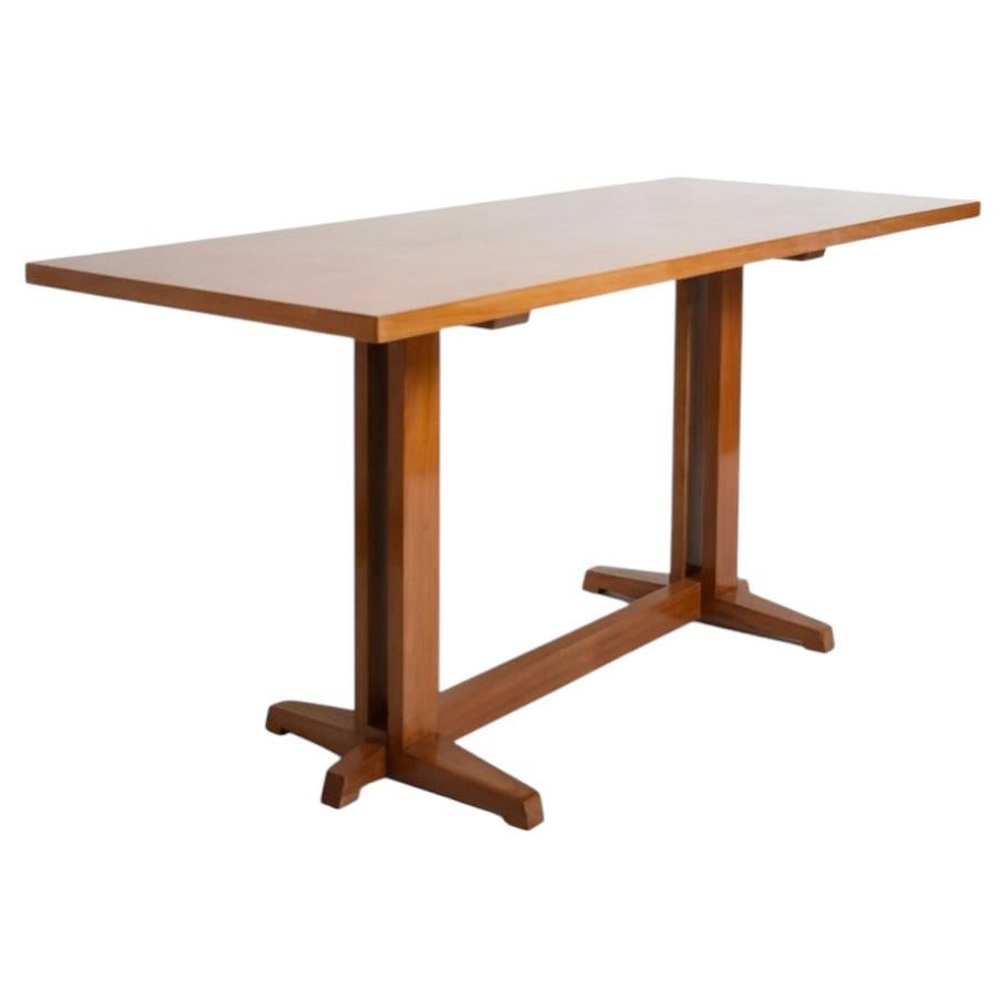 Consolle in legno chiaro, anni '70 in vendita