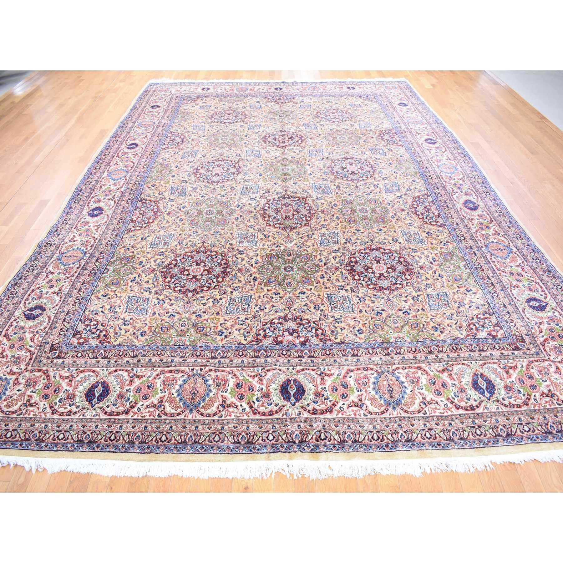 This fabulous Hand-Knotted carpet has been created and designed for extra strength and durability. This rug has been handcrafted for weeks in the traditional method that is used to make
Exact rug size in feet and inches : 11'5