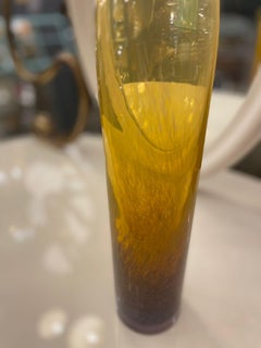 Light Yellow Murano Glass Vase, circa 1970