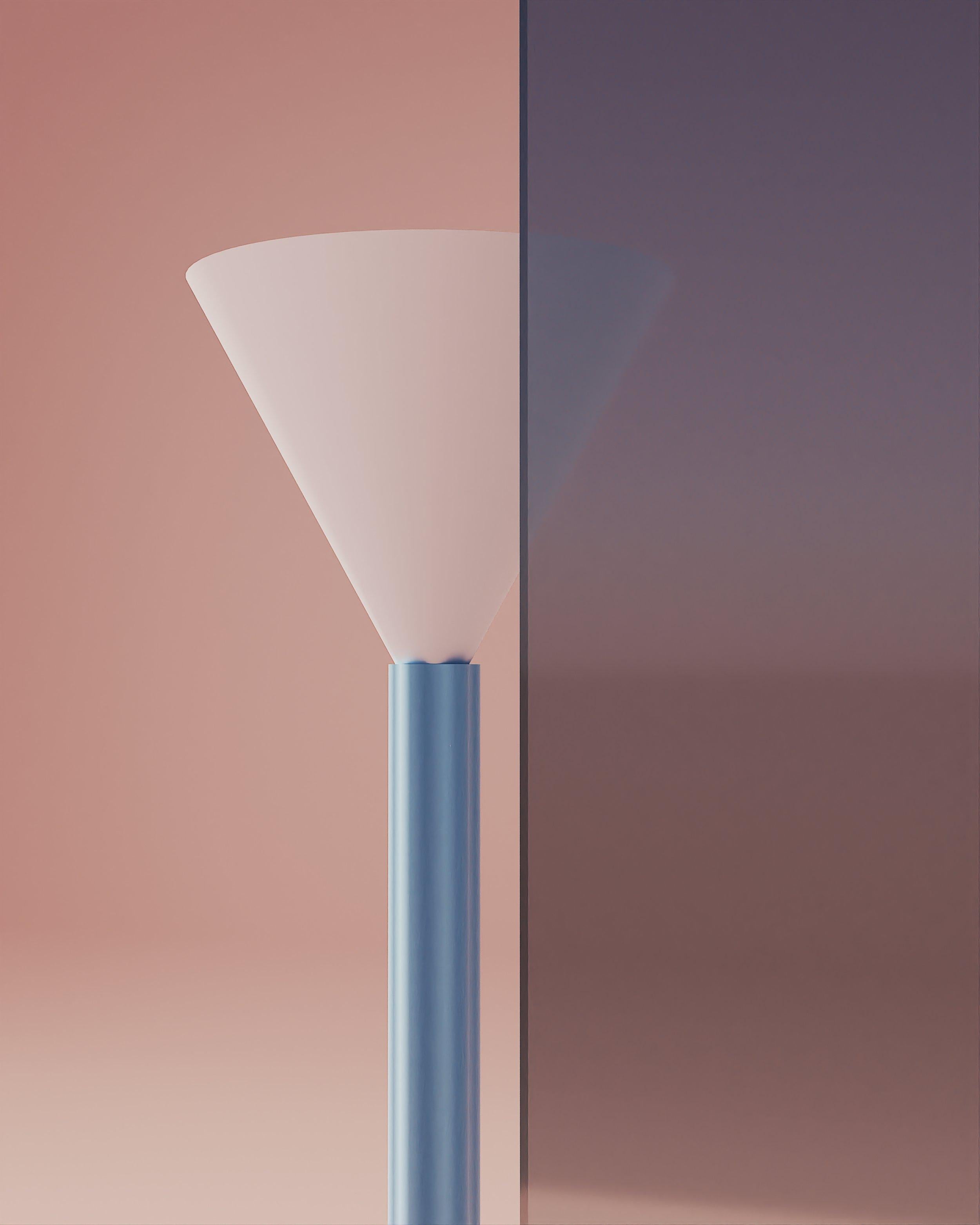 Lampadaire jaune clair A.Profiles par Atelier Areti Neuf - En vente à Geneve, CH