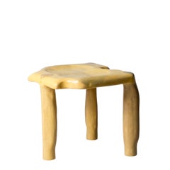 "Light yellow" Triburete Stool by Marco Calhau, Spain, 2026