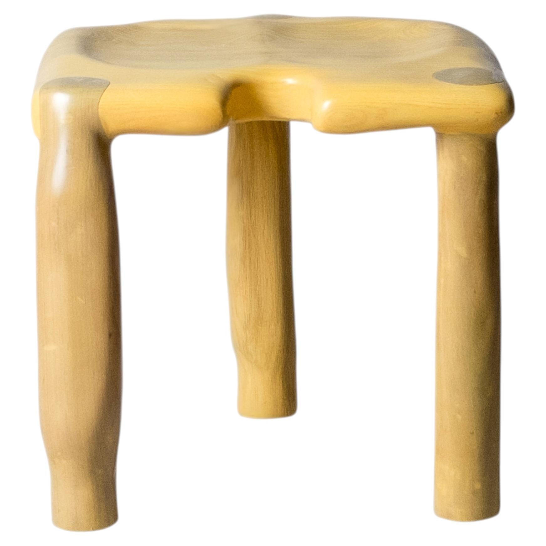 "Light yellow" Triburete Stool by Marco Calhau, Spain, 2026