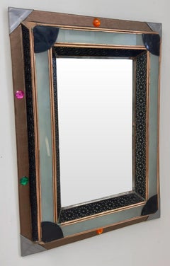 Beleuchteter Art Deco Style Vanity Mirror oder Wandspiegel