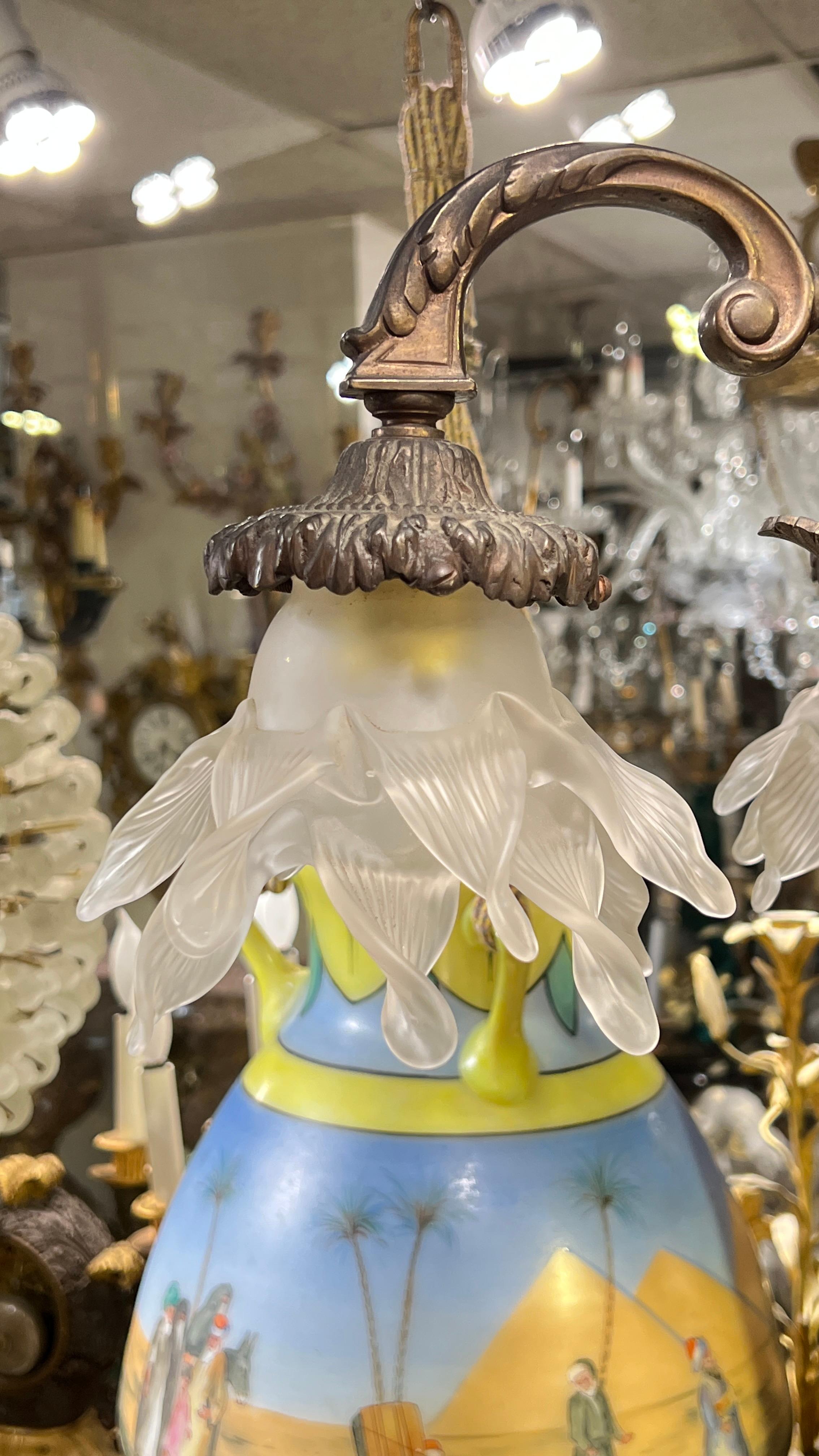 Sculpture / Lampe en bronze éclairée d'après Emile Louis Picault en vente 5