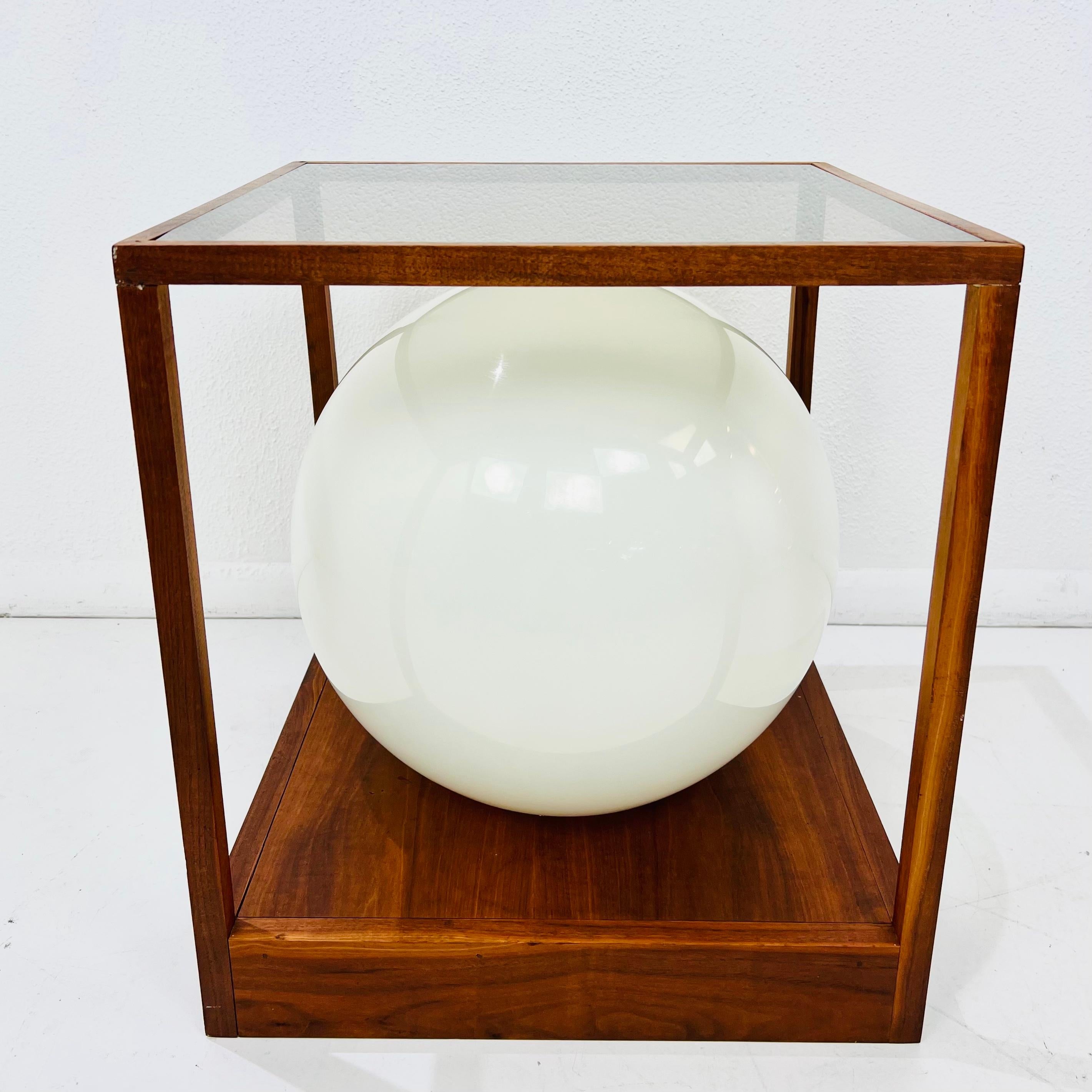 Lighted Globe Side Table by Paul Mayen for Habitat For Sale 4