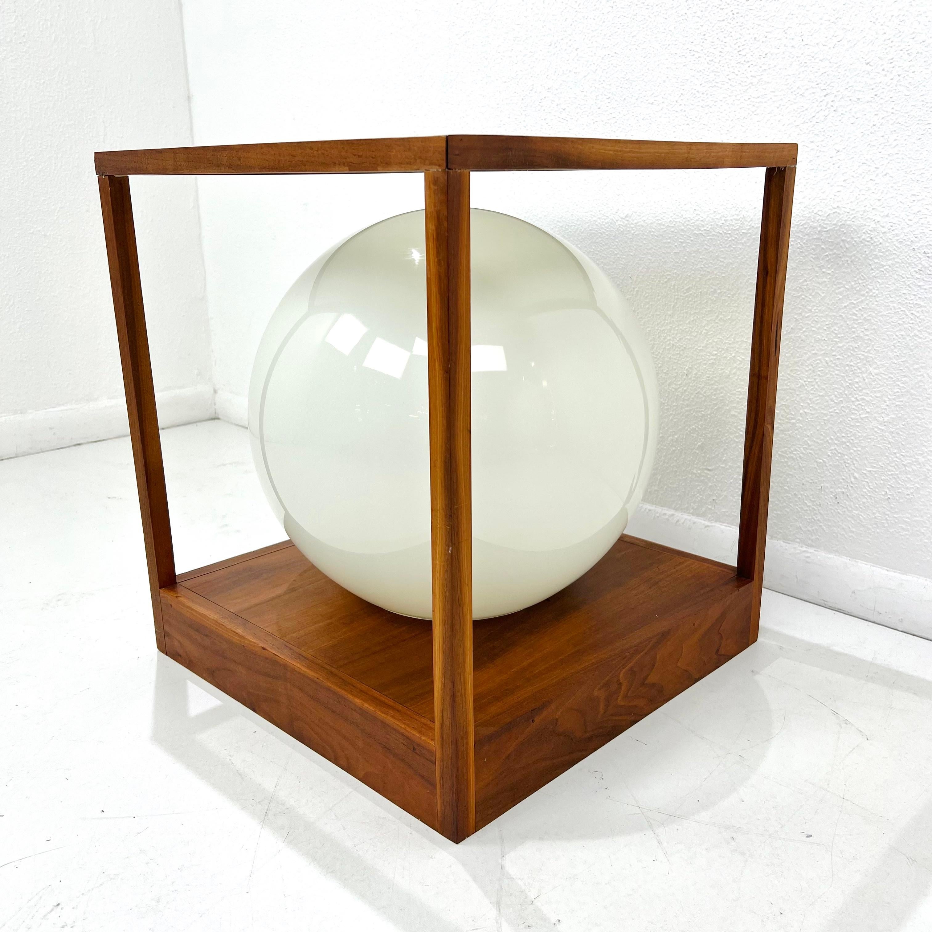 Lighted Globe Side Table by Paul Mayen for Habitat For Sale 1