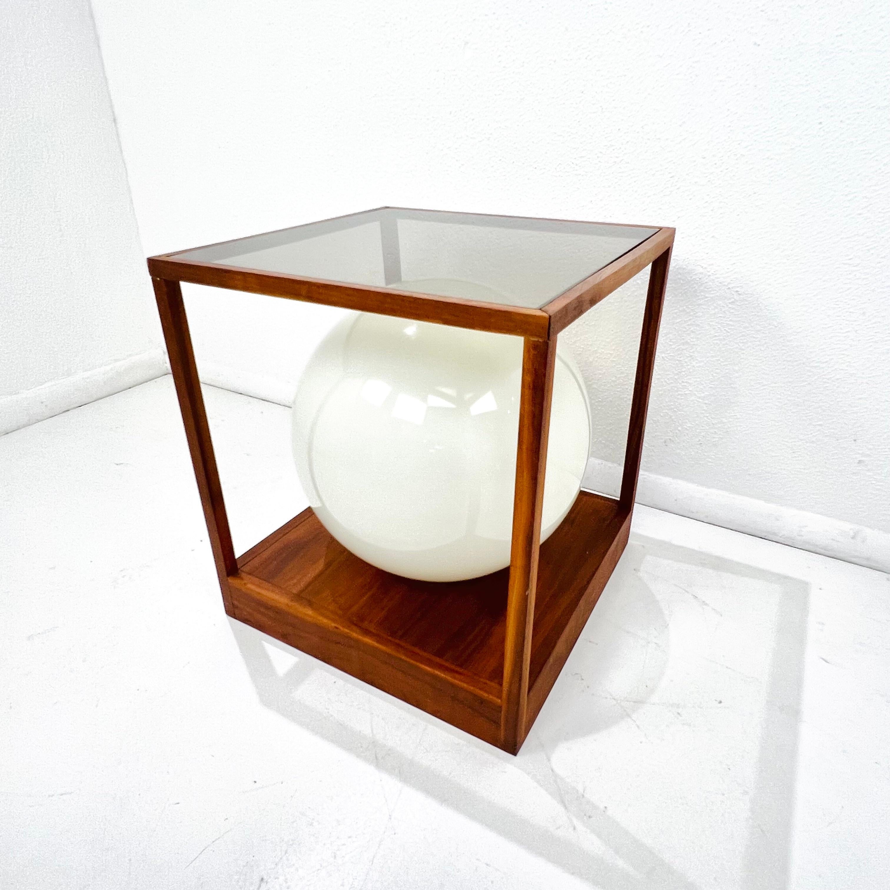 Lighted Globe Side Table by Paul Mayen for Habitat For Sale 3