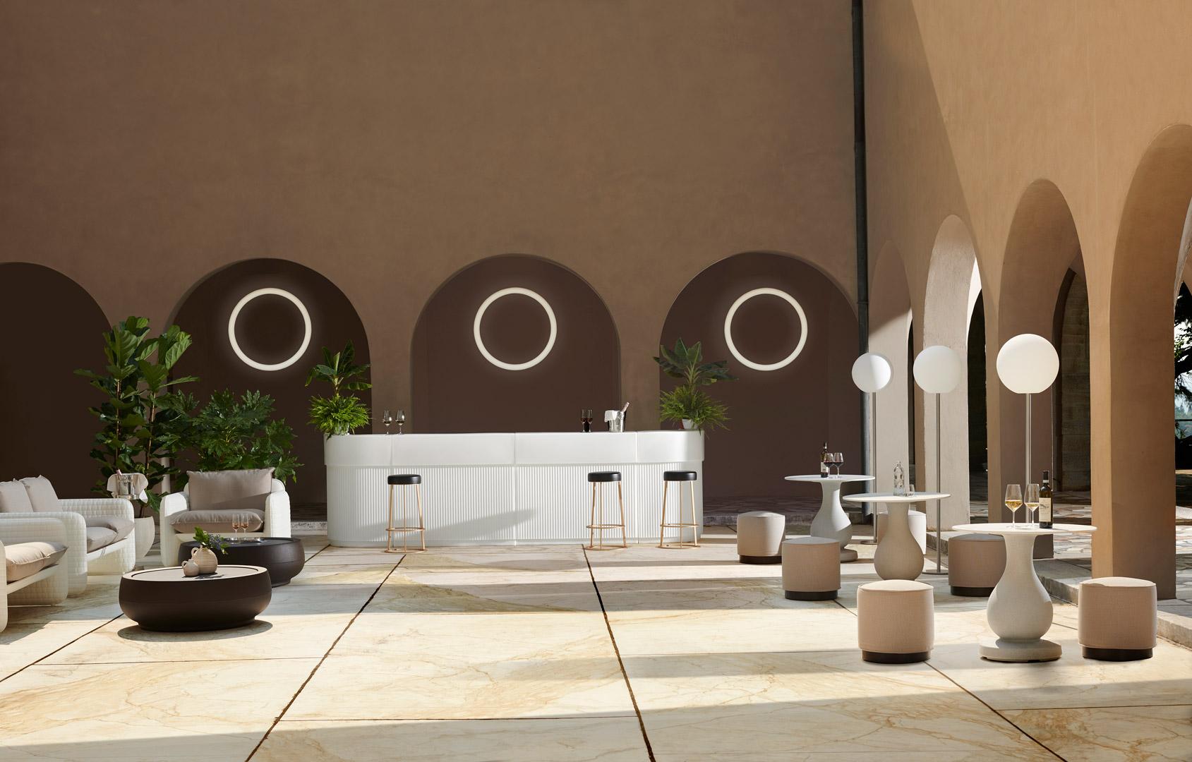 Pouf Mara lumineux de Lorenza Bozzoli en vente 2