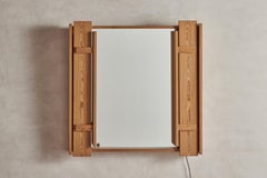 Lighted Mid-Century Modern Mirror by Holsten & Asgard