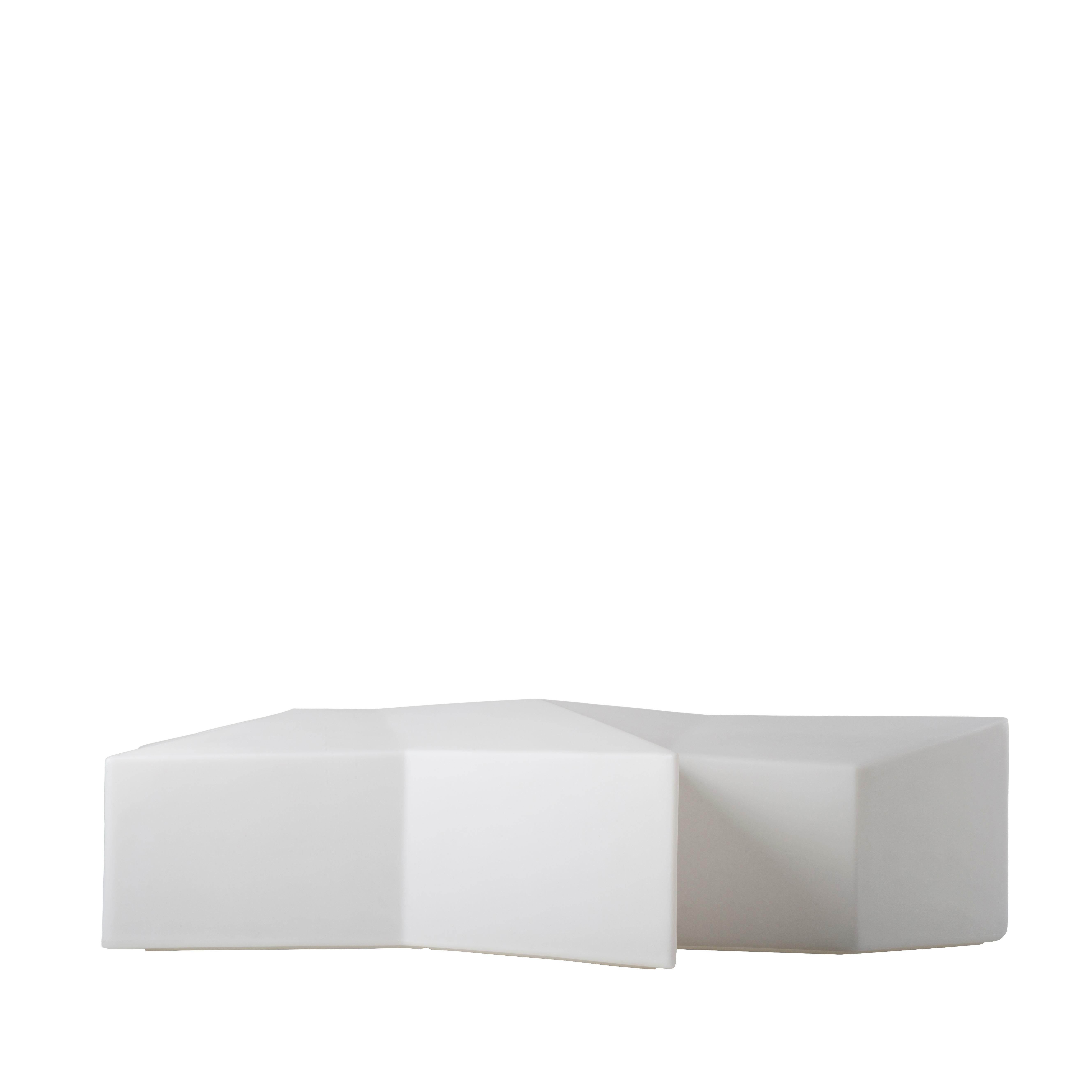 Contemporary Lighted Out Glacé Bench by Alessandro Mendini For Sale