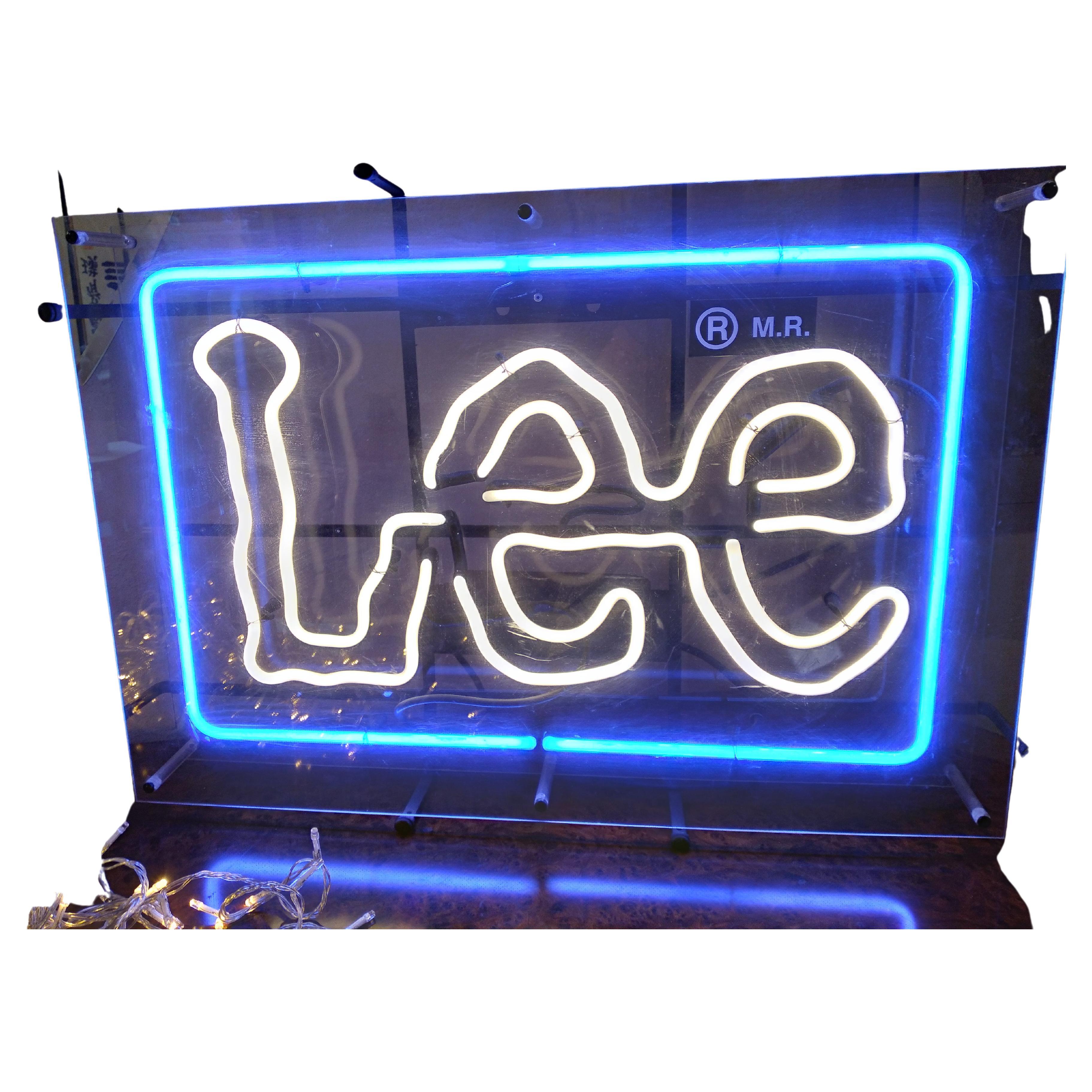 Lighted Sign from Lee Jeans 'after' Keith Harring