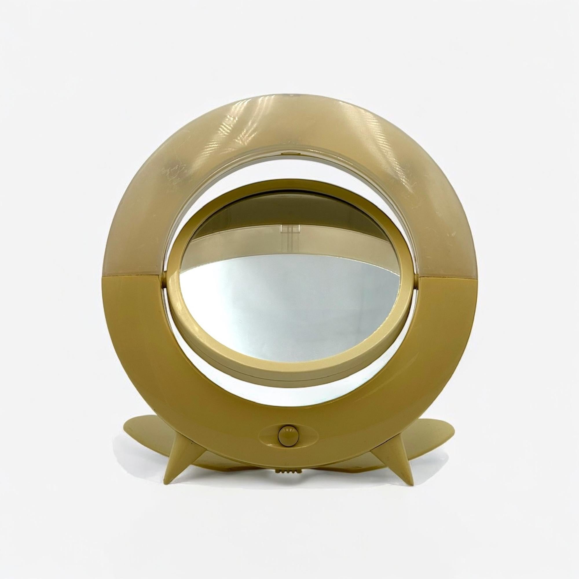 Lighted Space Age Vanity Mirror, 1990s, Italy For Sale 4