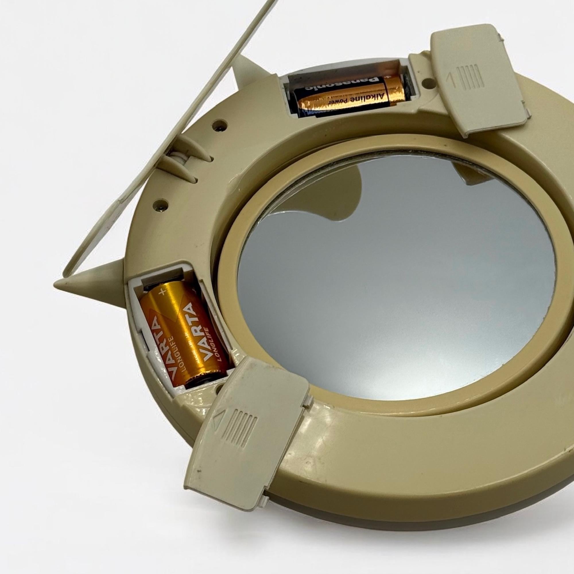 Lighted Space Age Vanity Mirror, 1990s, Italy For Sale 2