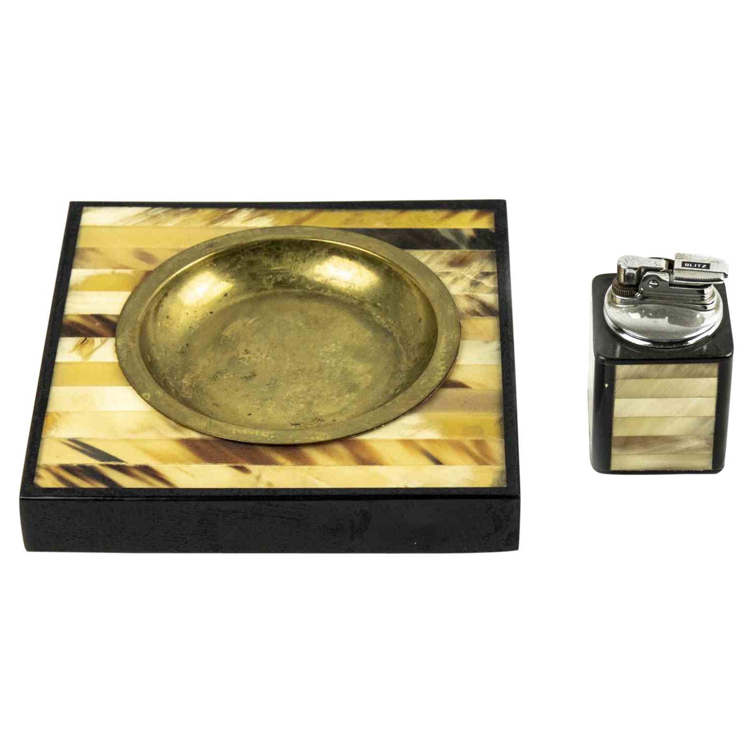 Lighter and Ashtrays Set, 1970s