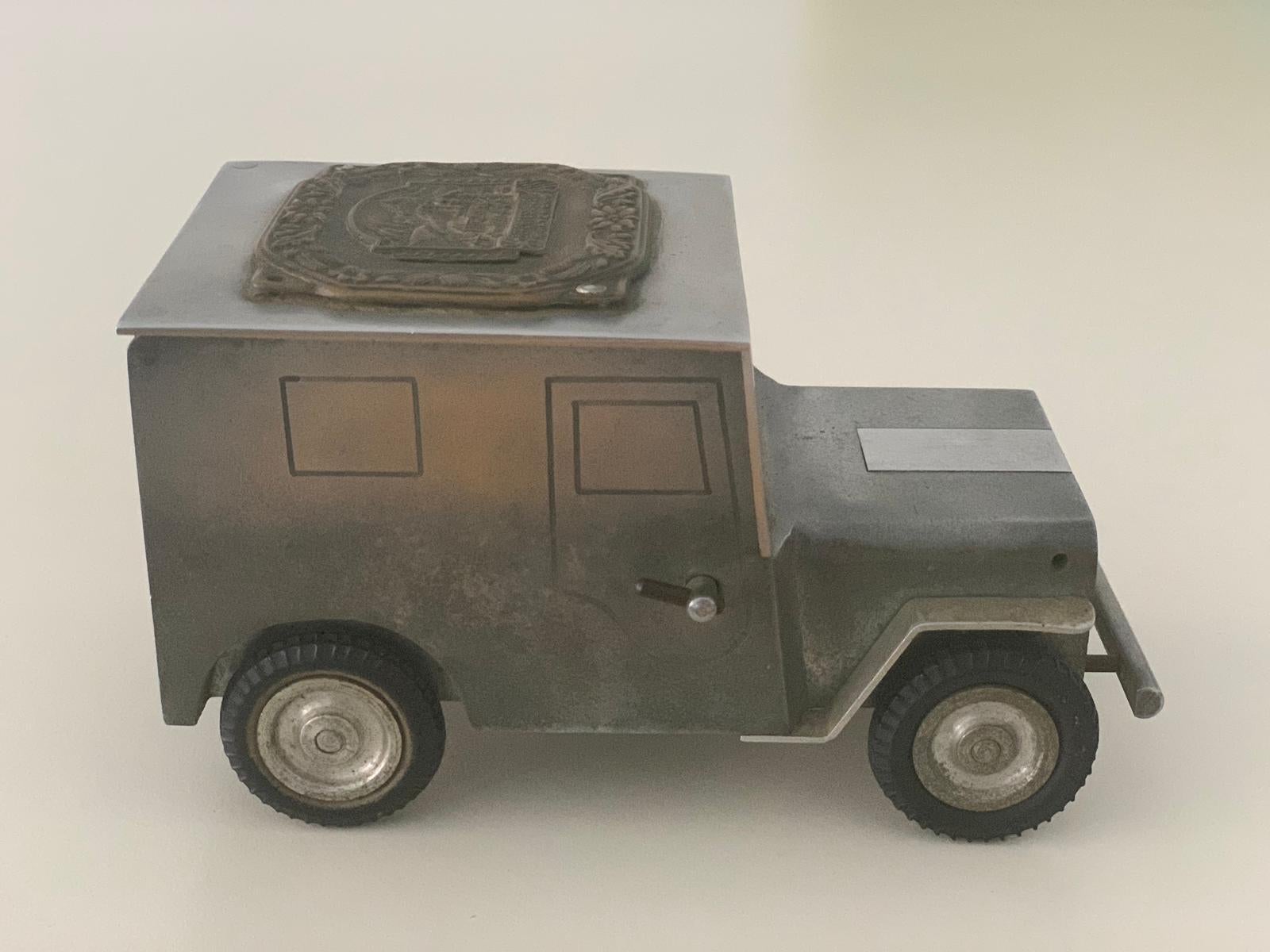 Lighter and Cigarette Receptacle in Form of a Jeep, by Walter Baier, 1948 9