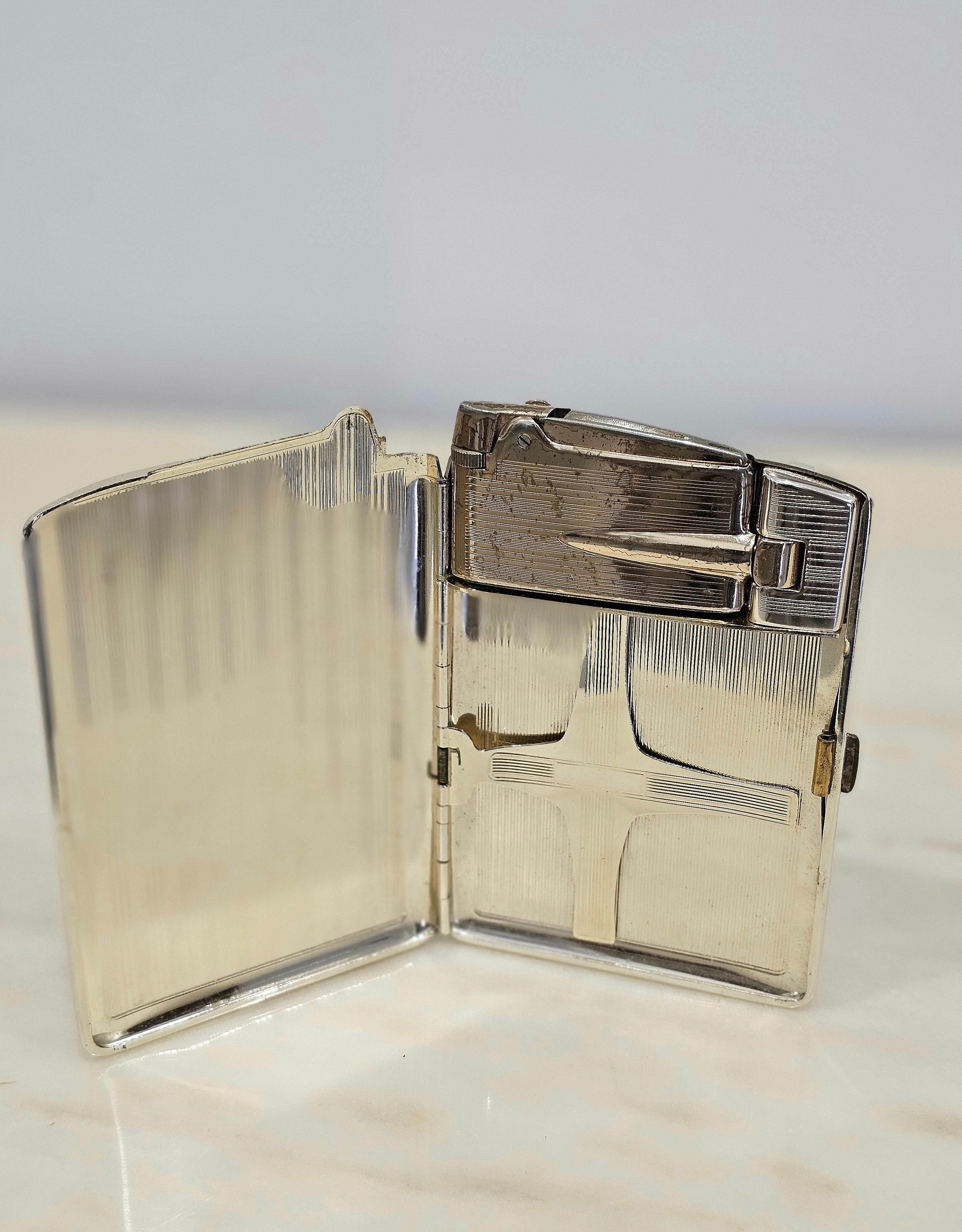 Lighter Cigarette  Case Tobacco Accessories Ronson Varaflame Midcentury 1960s For Sale 2