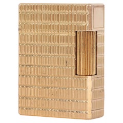 Lighter "S.T. DuPont Ligne 1 BR Small, Gold plated", France, 1980s