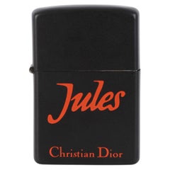 Lighter "Zippo Jules Christian Dior, Black Matte", Usa By Zippo, 1983