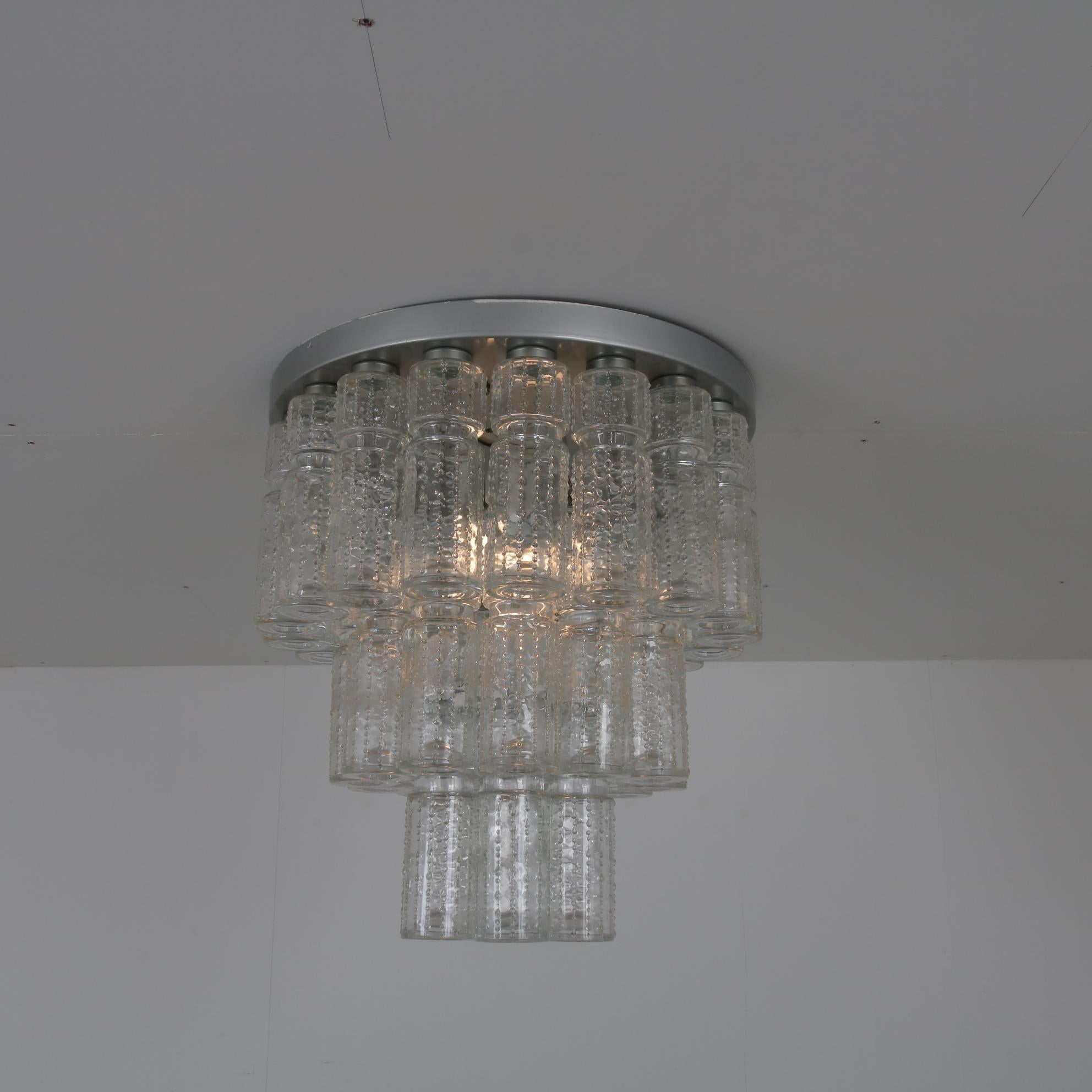 Mid-Century Modern “Lightfall” Ceiling Lamp by RAAK in the Netherlands, 1960s For Sale