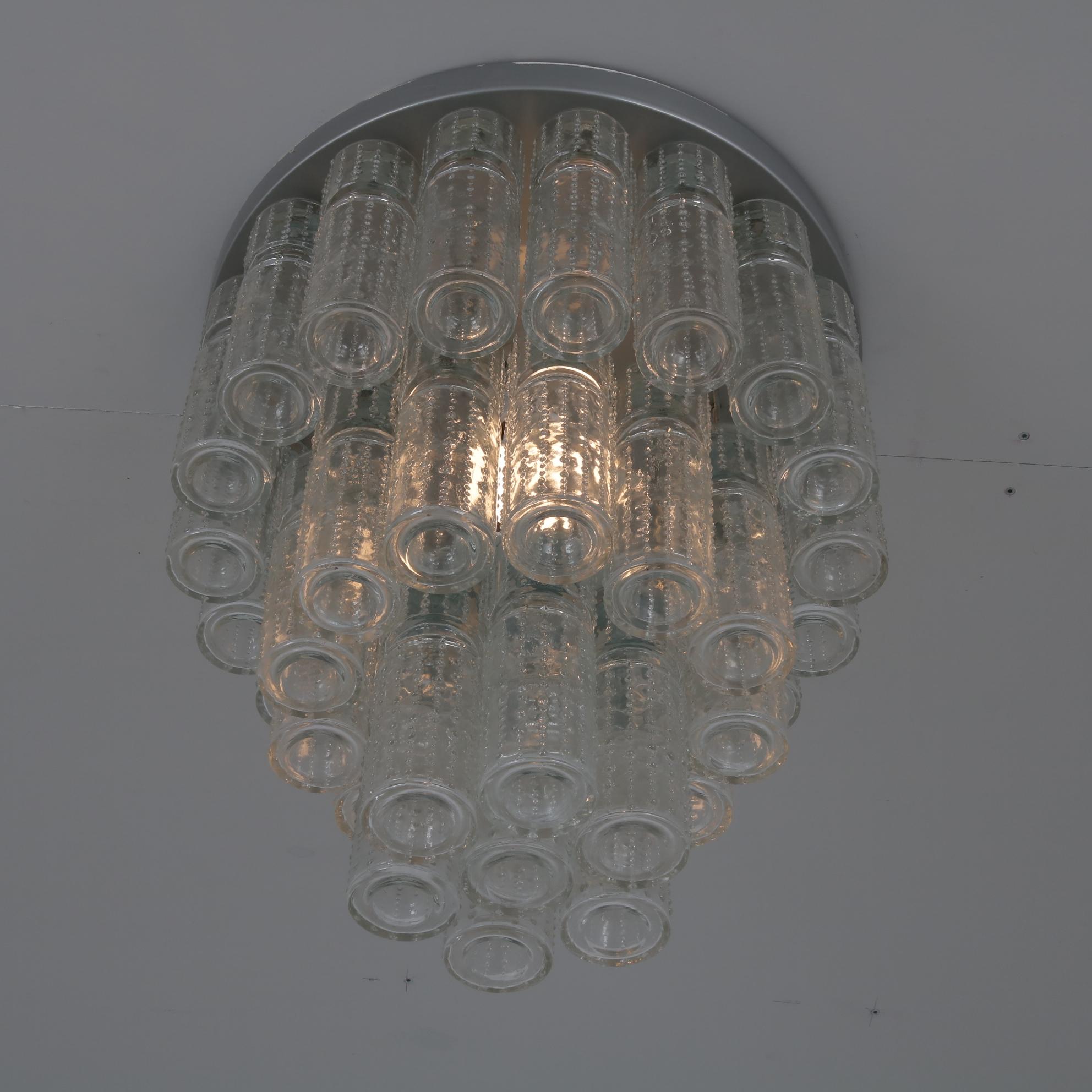 “Lightfall” Ceiling Lamp by RAAK in the Netherlands, 1960s In Good Condition For Sale In Amsterdam, NL