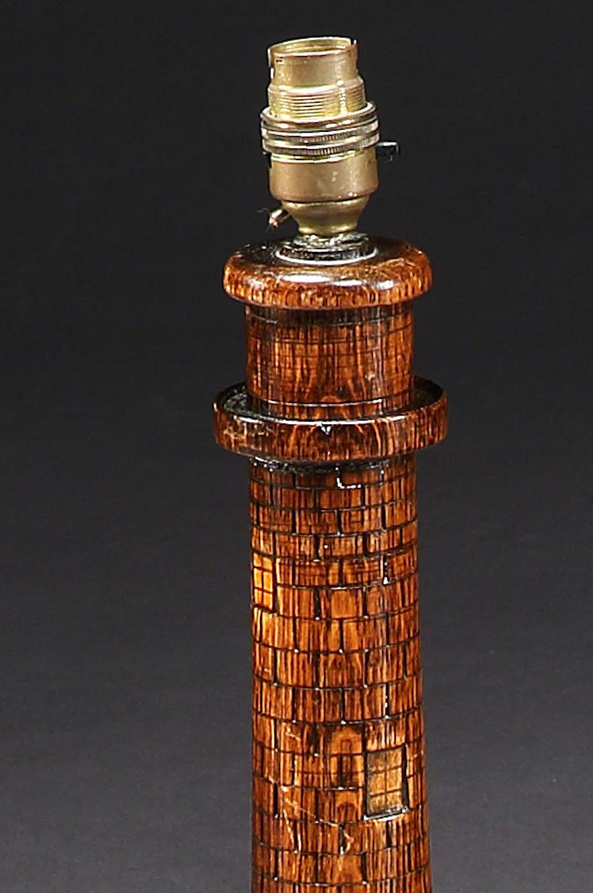 wood carving lighthouse