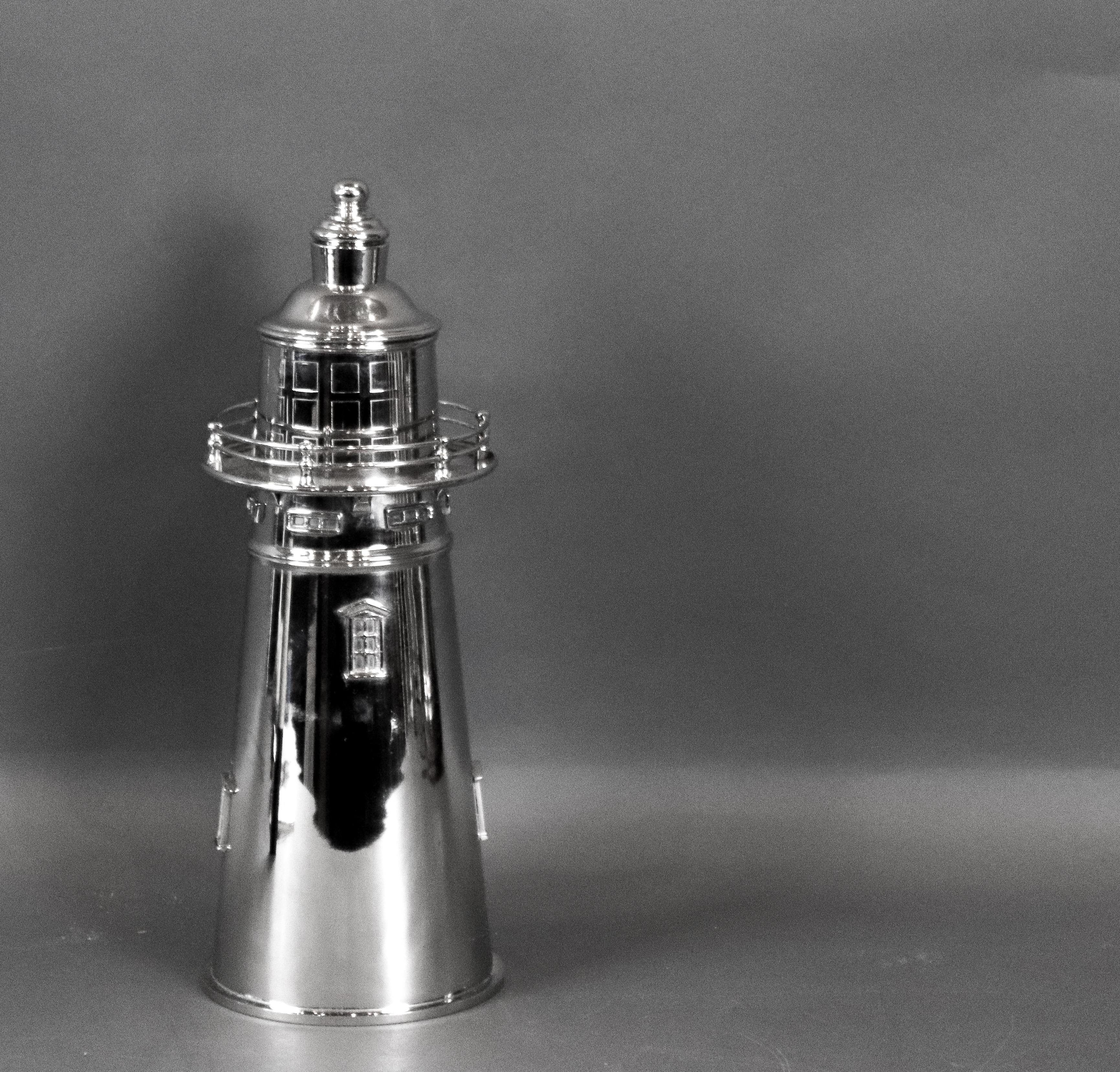 20th Century Lighthouse Cocktail Shaker