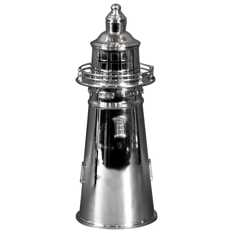 Lighthouse Cocktail Shaker at 1stDibs