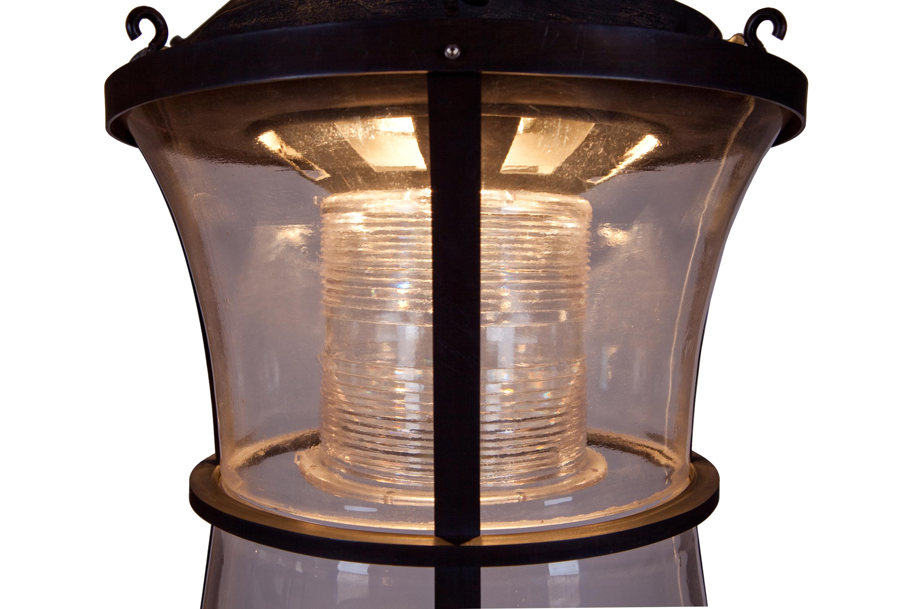 Modern Lighthouse Cone Polycarbonate Pendant Created by Atelier Boucquet For Sale
