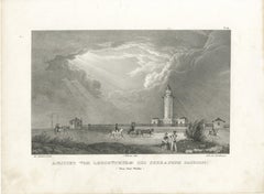 Lighthouse of Port Jackson, New South Wales, Australia - Published in 1836