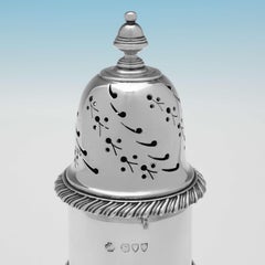 Sucrier ancien en argent sterling de style victorien Lighthouse, Londres, 1894