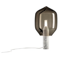 LIGHTHOUSE Table Lamp in Marble and Grey blown glass by Ronan & Erwan Bouroullec