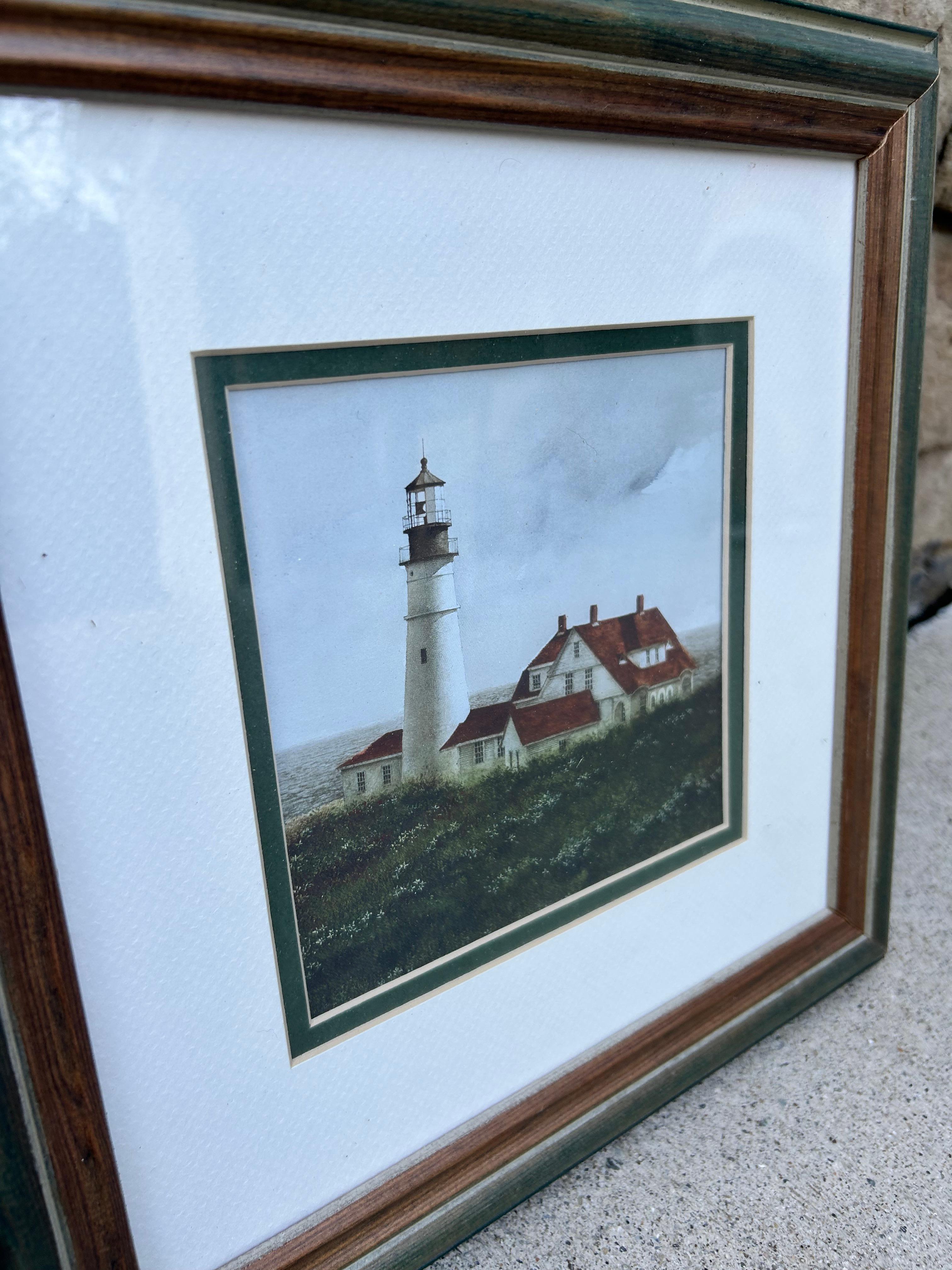 Lighthouses by Doug Brega Print (Set of 2) For Sale 1
