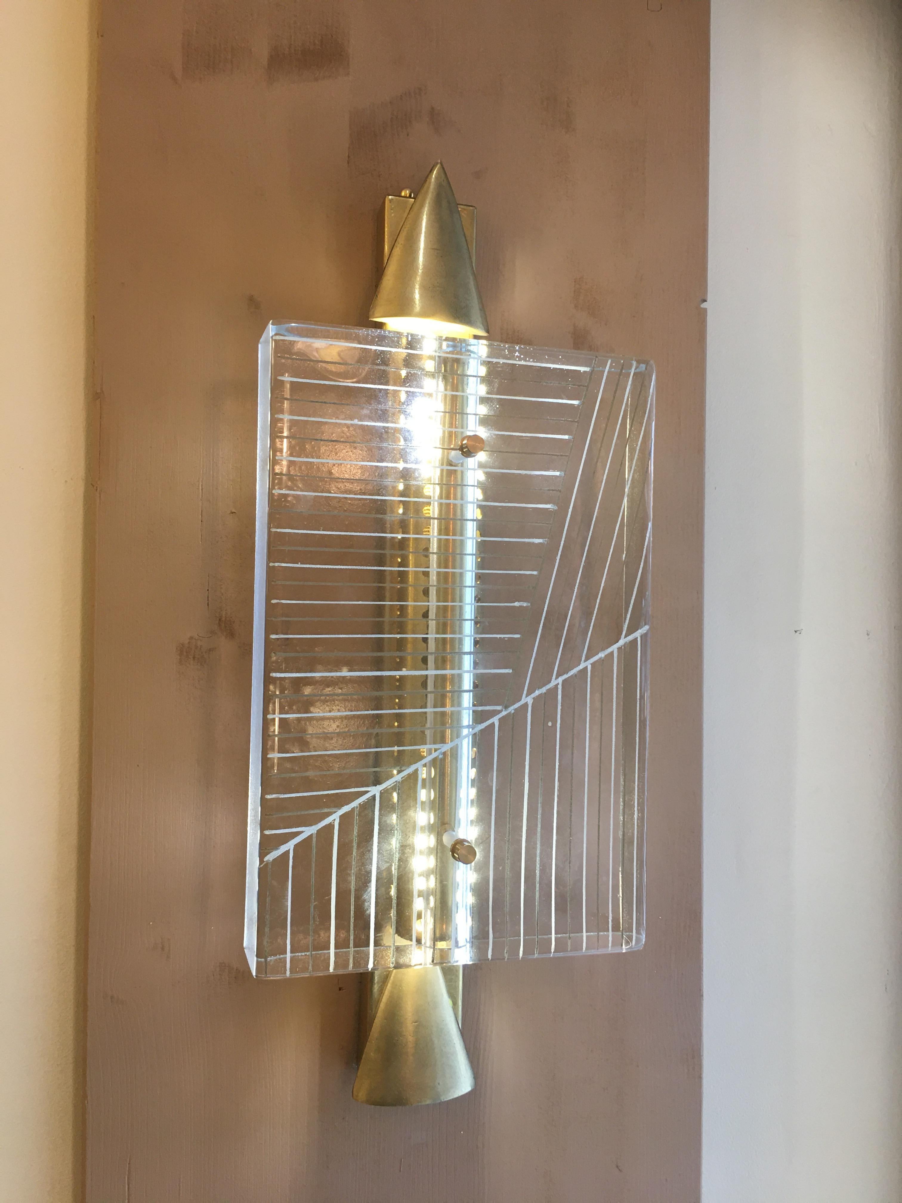 Lighting Italy, Sconce, xx Th For Sale 1