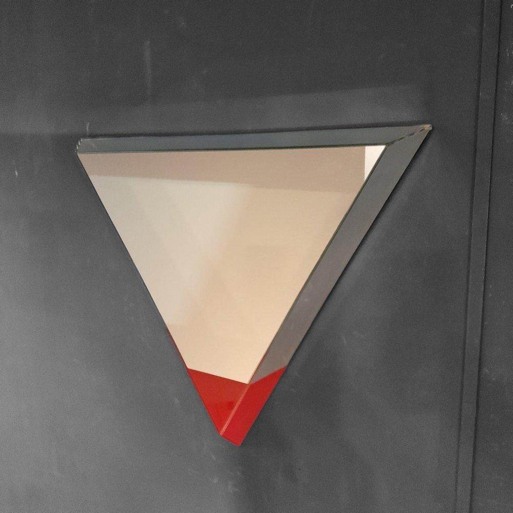 Metallo Lighting mirror sculpture wall lamp by Nanda Vigo in vendita