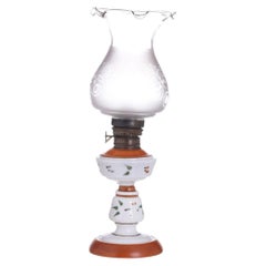 Lighting - Oil lamp in frosted glass