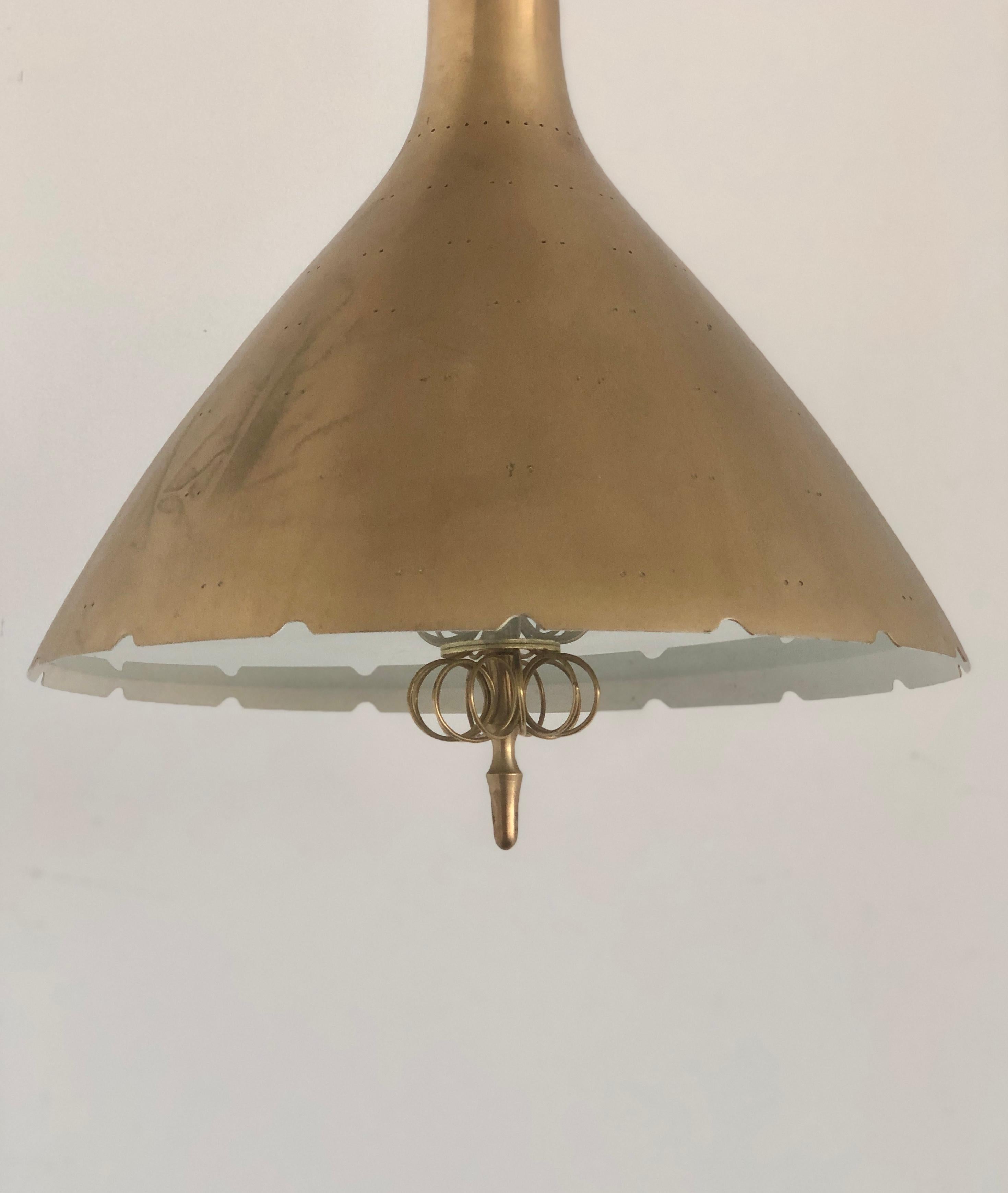 Scandinavian Modern Lighting Pendant by Paavo Tynell For Sale