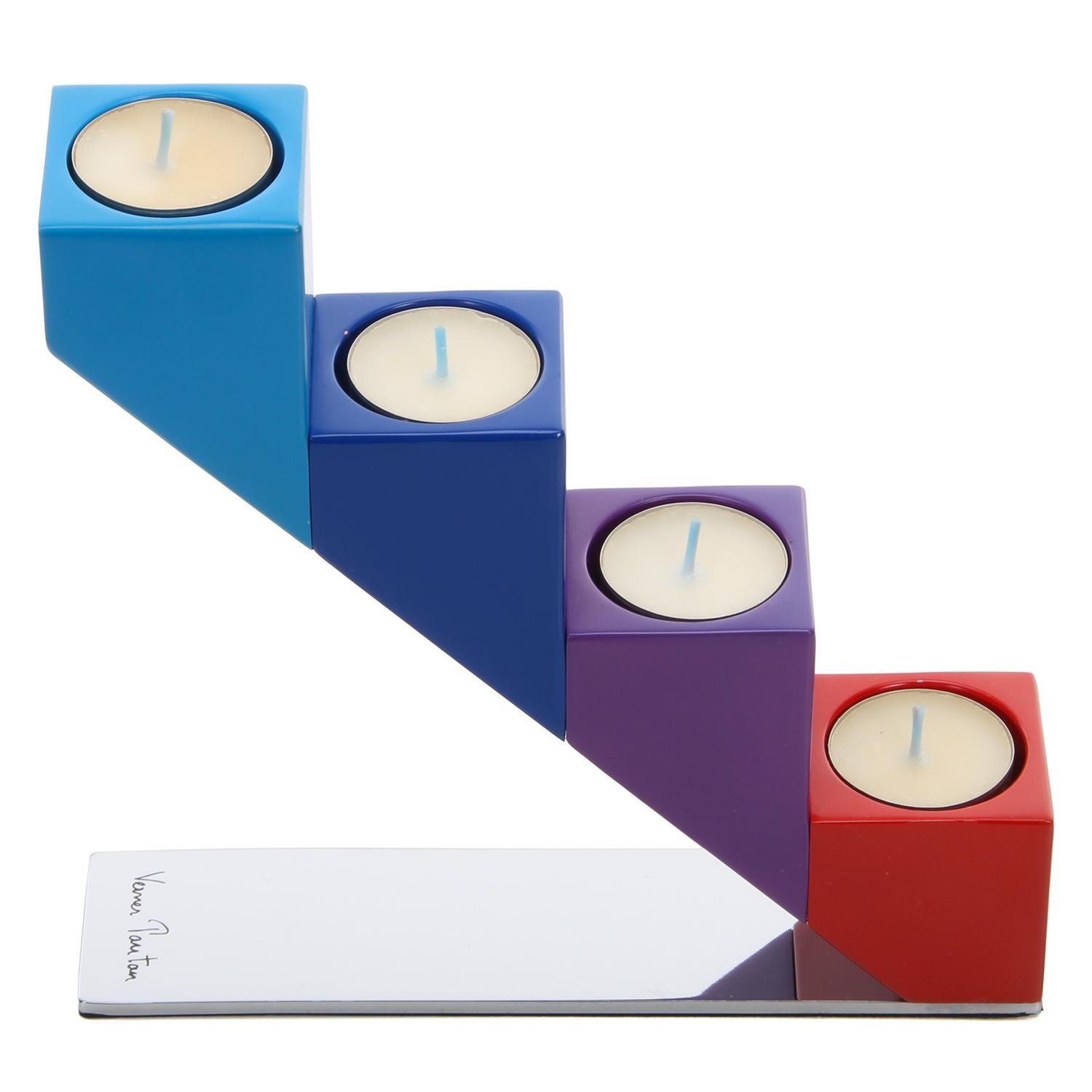 Leuchten-Kerzenständer von Verner Panton für Pallette Design (Metall)