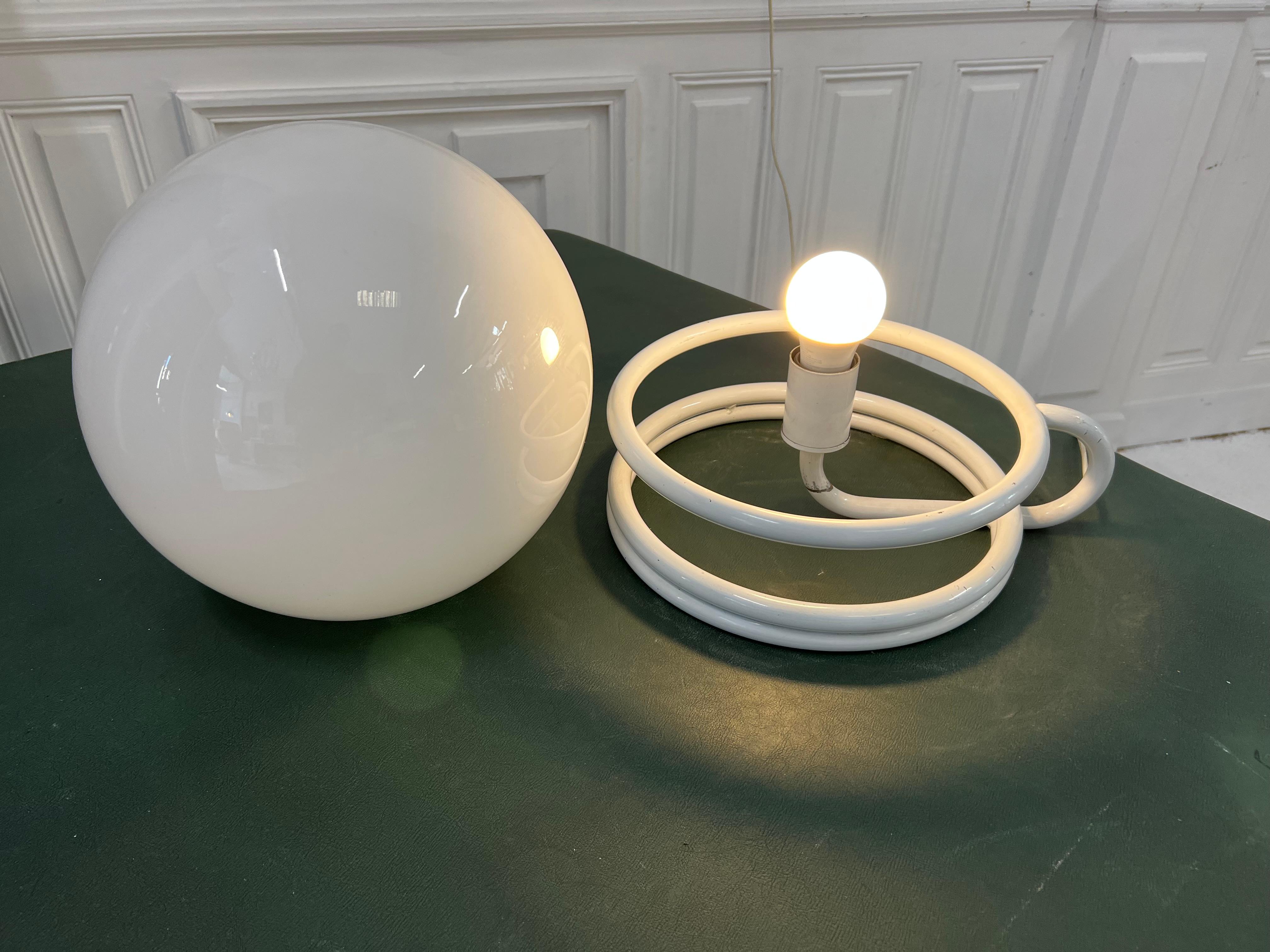20th Century Lighting Table Moon, Italie 1950s For Sale