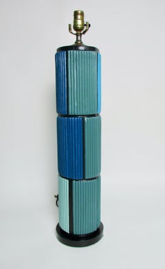 Lighting the blues tall table lamp