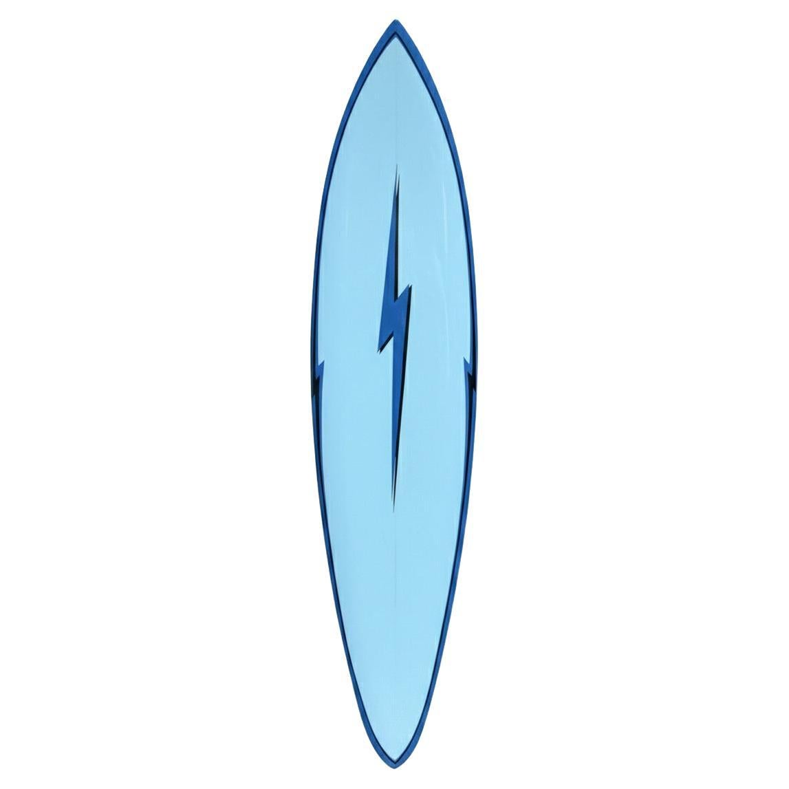 Mid-1970s Lightning Bolt Surfboard by Ellington