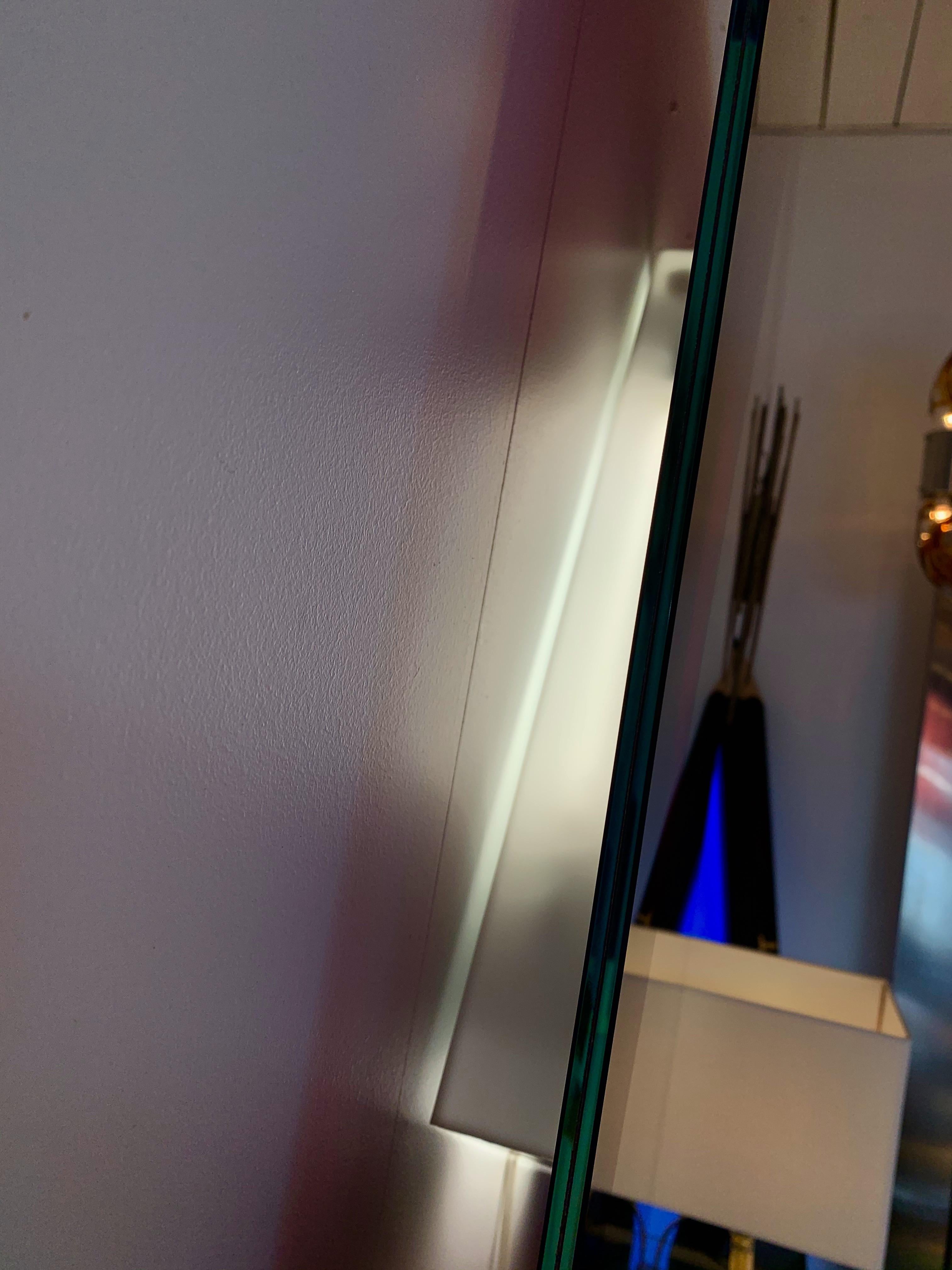 Ère spatiale Miroir foudre de Nanda Vigo pour Glass Italia:: Italie:: 2008 en vente