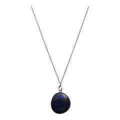 Lightning Ridge Collier à pendentif en opale cabochon
