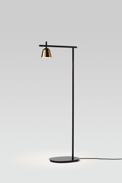 Lighto P Stehlampe in Schwarz, matt, schwarz, gold, glänzend, von Jaime Hayon 2016